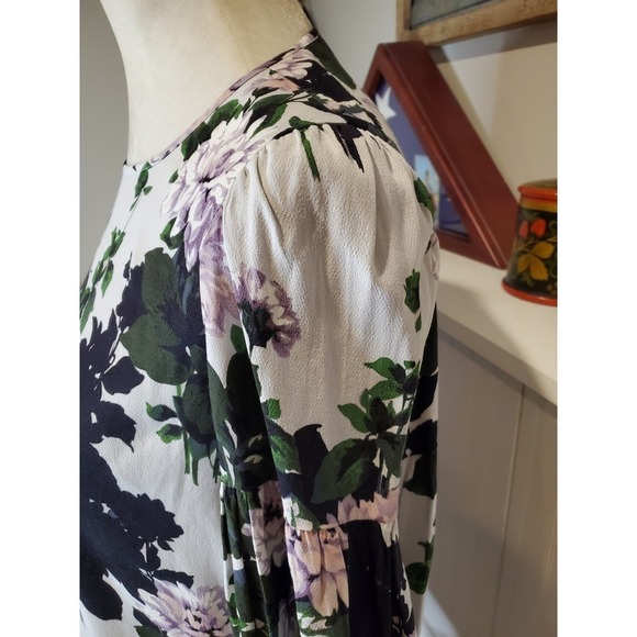 Club Monaco Floral Blouse size Small - Picture 5 of 10